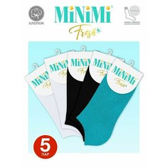 Носки MiNiMi, комплект, 5 пар, 5 уп., размер 35-38, микс