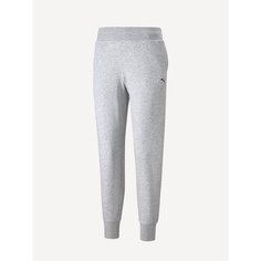 Брюки спортивные PUMA, размер XS, light gray heather-cat
