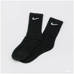 Носки NIKE U NK EVERYDAY LTWT CREW 3PR, комплект, 3 пары, размер S, черные
