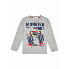 Лонгслив Me & We, размер 92, серый