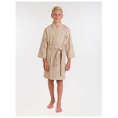 Халат BIO-TEXTILES, размер 32, бежевый