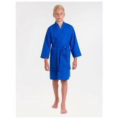 Халат BIO-TEXTILES, размер 32, васильковый