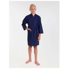 Халат BIO-TEXTILES, размер 38, темно-синий