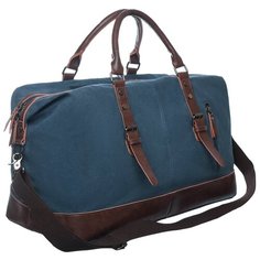 Сумка дорожная UggosBags, 50 л, 24х39х55 см, ручная кладь, синий