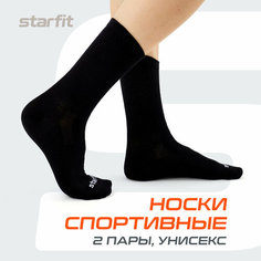 Носки Starfit, комплект, 2 пары, размер 39-42, черный