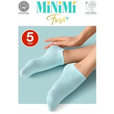 Носки MiNiMi, комплект, 5 пар, размер 35-38 (23-25), azzurro