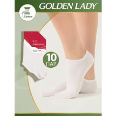 Носки Golden Lady, комплект, 10 пар, размер 39-41 (25-27), bianco