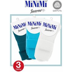 Носки MiNiMi, комплект, 3 пары, размер 0 (one size), мультиколор