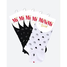 Носки MiNiMi, комплект, 5 пар, размер 35-38 (23-25), мультиколор