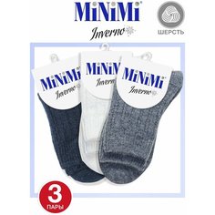 Носки MiNiMi, комплект, 3 пары, размер 39-41 (25-27), мультиколор