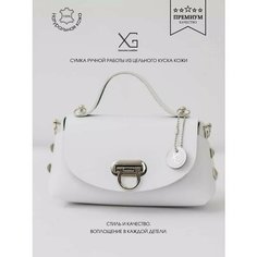 Сумка кросс-боди XG, фактура гладкая, белый