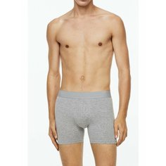 Трусы H&M, комплект из 3 шт., размер S, серый, черный