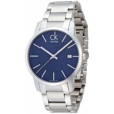 Наручные часы CALVIN KLEIN City, синий, серебристый