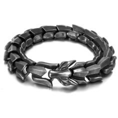 Браслет-цепочка Sharks Jewelry, 1 шт., размер 22 см, диаметр 7.5 см, черный