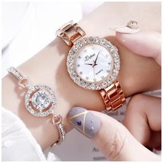 Наручные часы, золотистый Beauty Golik