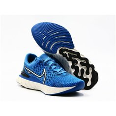 Кроссовки NIKE React Infinity Run Flyknit 3, полнота D, размер 11.5US, голубой, синий