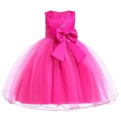 Платье Hang Wing Plastic Industry, размер 120, розовый