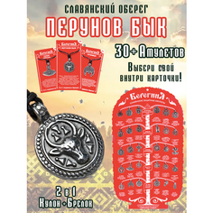 Славянский оберег, колье ОптимаБизнес, длина 13 см, серебряный