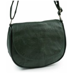 Сумка кросс-боди , фактура гладкая, зеленый Unvers Leather Istanbul