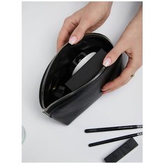 Косметичка Capsa, 7.5х12х22 см, , черный