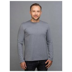 Лонгслив Uzcotton Premium, размер 56-58\3XL, , серый