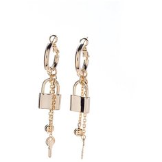 Серьги с подвесками Moon Paris, золотистый