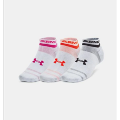 Носки Under Armour UNDER ARMOUR, комплект, 3 пары, размер L, белый 101