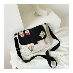 Сумка мессенджер STORE4LIFE, бежевый, черный