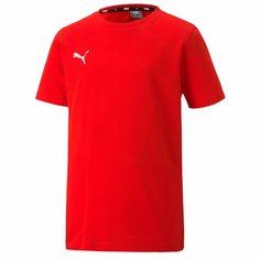 Футболка спортивная PUMA, размер 164, красный