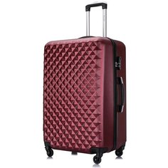 Чемодан Lcase, 105 л, размер L, бордовый
