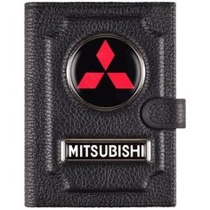 Обложка для автодокументов AUTO-OBLOZHKA, черный