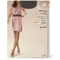 Колготки Sisi Mia, 40 den, размер 5, grafit