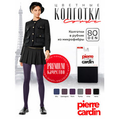 Колготки Pierre Cardin La Manche, 80 den, размер 3, фиолетовый