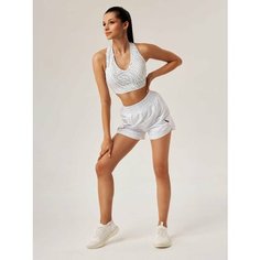 Шорты спортивные Fitbomb, размер M, белый