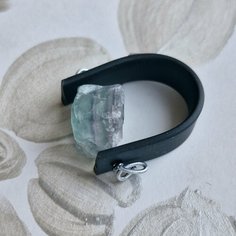 Кольцо помолвочное ЛЕТО JEWELRY, флюорит, размер 19, зеленый