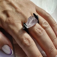 Кольцо ЛЕТО JEWELRY, размер 17, розовый