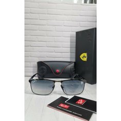 Солнцезащитные очки Ray-Ban, серебристый/серый