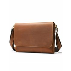 Портфель, светло-коричневый Genuine Leather