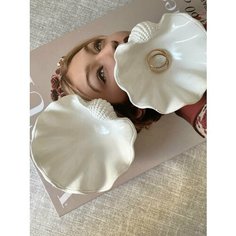 Подставка для украшений SO.MA, 10х4.5х9.5 см, , белый