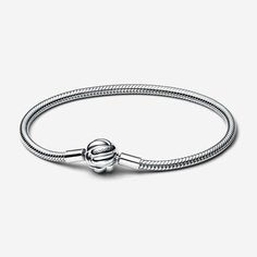Браслет PANDORA, размер 17 см, серебристый