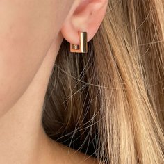 Серьги двусторонние Sirius Jewelry, серебро, 925 проба, золочение, размер 13 мм, длина 1.3 см, , золотой