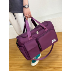 Сумка спортивная SWEET BAGS, 29 л, 21х28х50 см, ручная кладь, бордовый