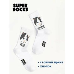 Носки Super socks, размер 35-40, белый