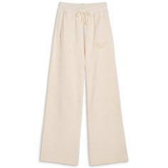 Брюки трубы PUMA CLASSICS Relaxed Sweatpants, размер S, бежевый