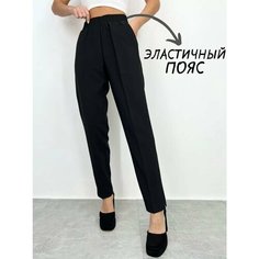 Брюки , размер 56, черный Amla Fashion