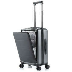 Умный чемодан NINETYGO Danube Luggage, 36 л, размер S, серый