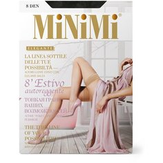 Чулки MiNiMi Estivo, 8 den, nero/черный