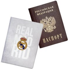 Обложка для паспорта ZEKEKS, синий, белый