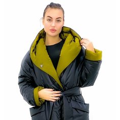 Пуховик Naona Mazzotti, размер 3XL, черный