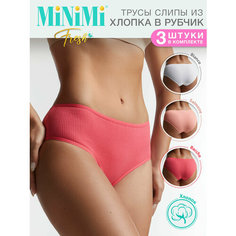 Трусы MiNiMi, комплект из 3 шт., размер 44 (S), мультиколор